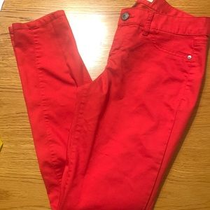 Juniors red LEI pants. Never worn.